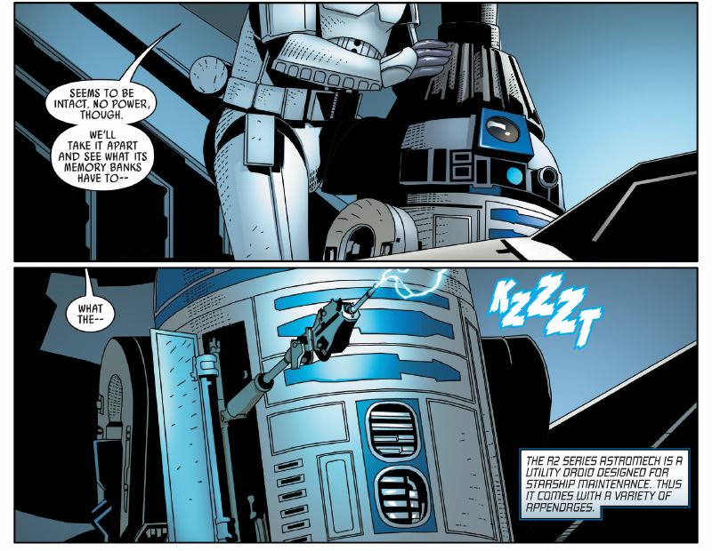 Illustration for article titled The Latest Star Wars Comic Is All About What an Unbelievable Badass R2-D2 Is